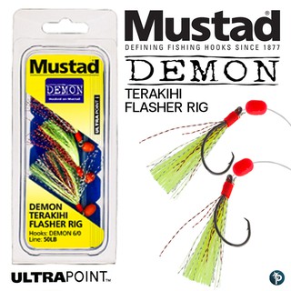 เบ็ดตกปลา Mustad Terakihi Flasher Rig