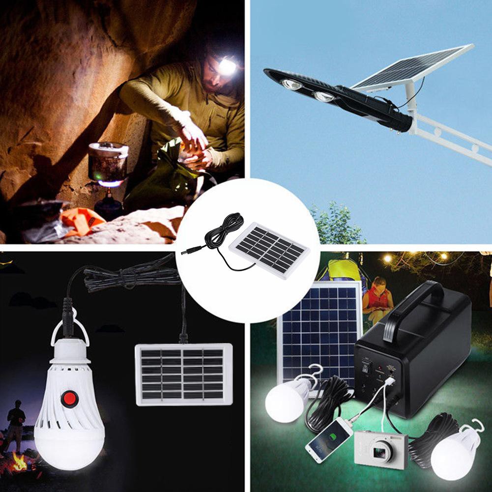 HIGHPLES 6V 1.2W Solar Panel Polycrystalline DC Interface Plug Cell ...