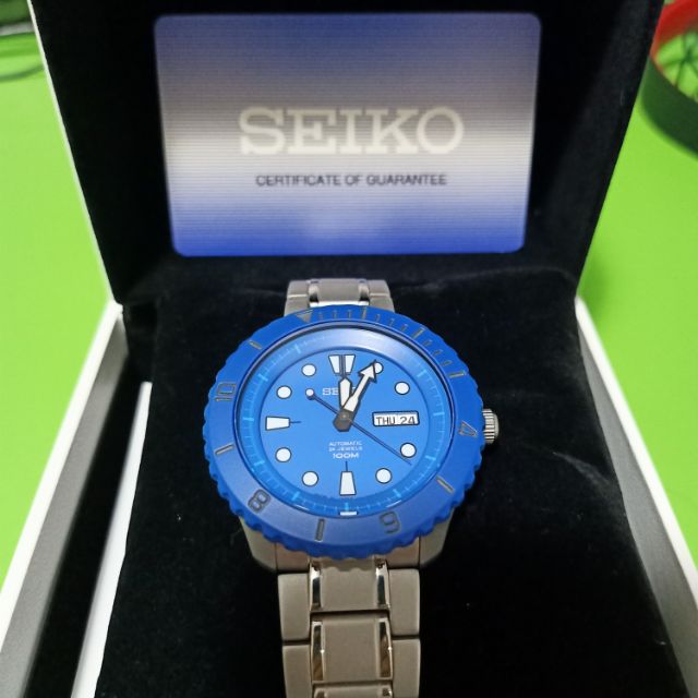 SEIKO Save The Sea นาฬิกาข้อมือระบบ Quartz รุ่น SRPA43J