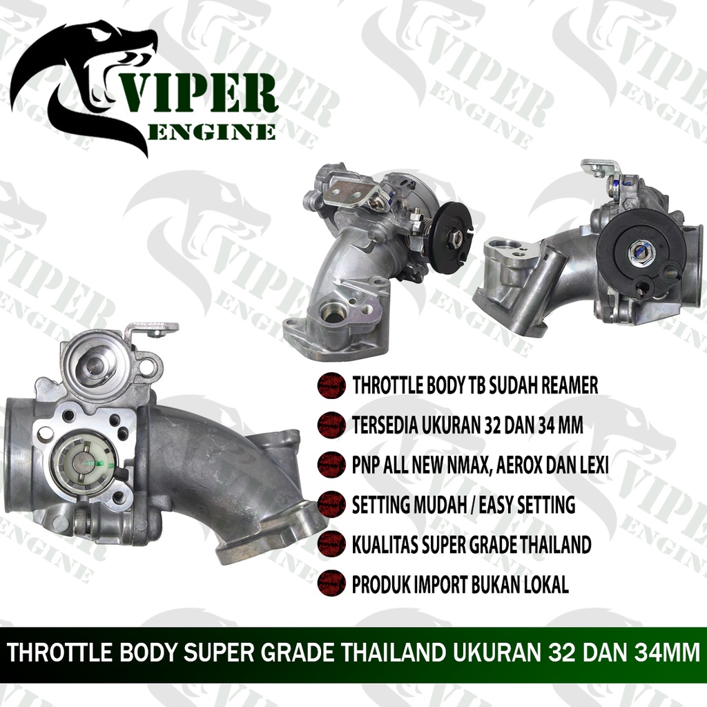 THROTTLE BODY TB REAMER AEROX 155 ALL NEW NMAX 2020 NMAX NEW AEROX LEXI 32 MM 34 MM NVX TUNE UP BORE