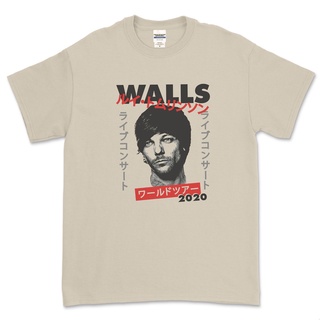 ROUND คอลูกเรือเสื้อยืด พิมพ์ลาย Louis TOMLINSON - JAPAN 2020 WALLS สําหรับผู้ชาย S-5XL