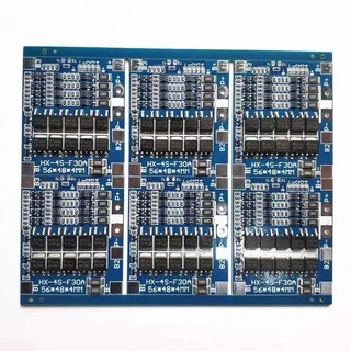 วงจรป้องกันแบตเตอรี่ BMS LiFePo4 3.2V 30A 4S (Peak 56A) บาลานซ์: 58mA ชนิด Common port