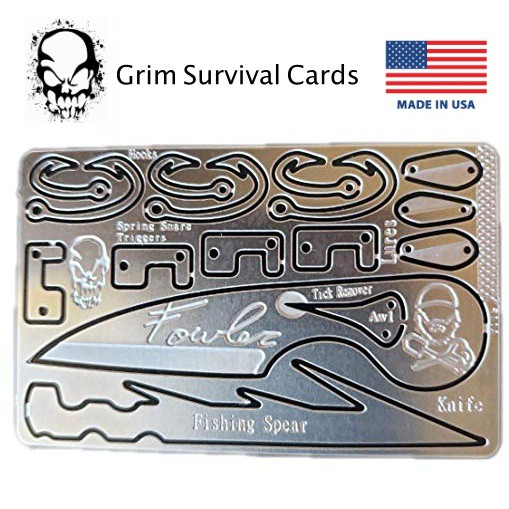 การ์ดเครื่องมือ Zachary Fowler Signature Card GrimSurvival
