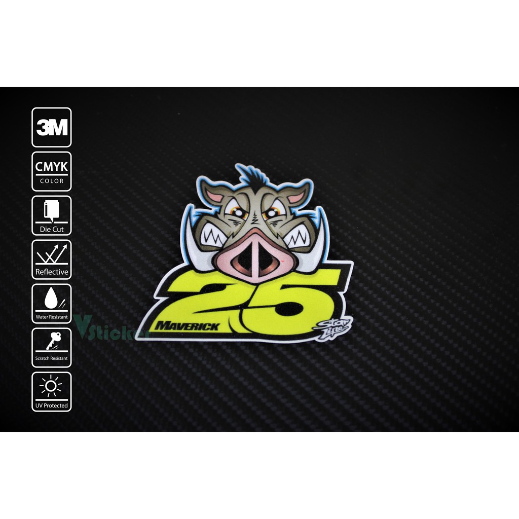 สติ๊กเกอร์ Sticker Vinales 25/048
