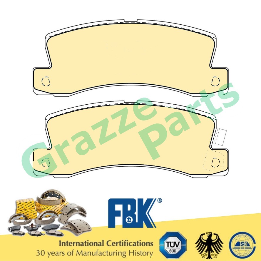 FBK แผ่นดิสก์เบรคด้านหลังสําหรับ FD2048MS Toyota Corolla AE80 AE90 AE101 Camry SXV10 SXV20 Corona ST