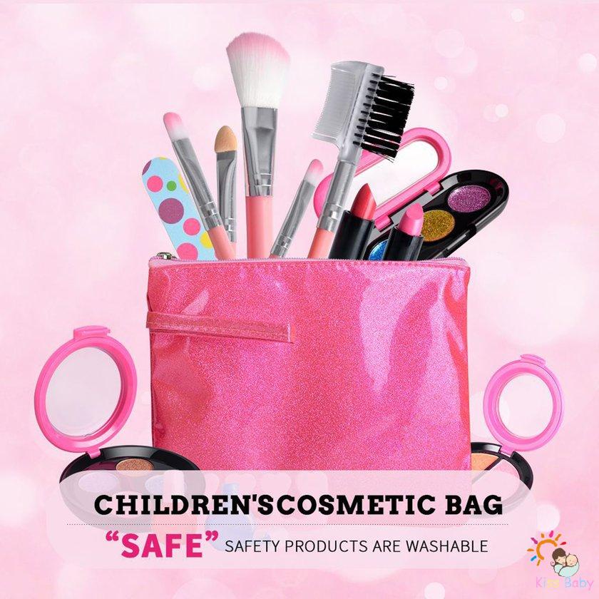 Kiss15 Pcs Childrens Princess Girl Play House Makeup Nontoxic Toy