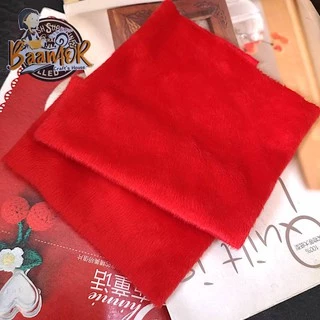 1 pcs 25cm x 25cm ผ้าขนแมว ผ้าขนยาว 2 มิล หนา 2 มิล เนื้อนิ่ม สำหรับทำตุ๊กตา จำนวน 1 ชิ้น (มีให้เลือกหลายสี)