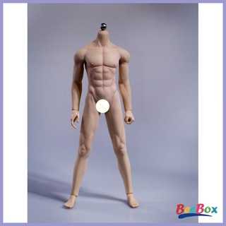 Beebox 1 / 6 Male Body Action Figure โมเดลตุ๊กตาซิลิโคนยืดหยุ่นของเล่นสําหรับเด็ก 12 นิ้ว