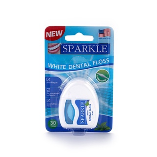 🔥ขายดี!! ﻿SPARKLE สปาร์คเคิล ไหมขัดฟัน 30 ม. 🚚พร้อมส่ง!! 💨