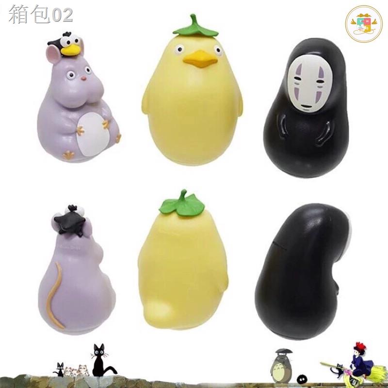 Model tumbler doll TOTORO No face spirited away Ghibli figure model toy ...