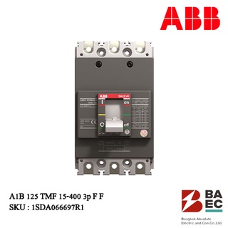 MCCB เบรกเกอร์ รุ่น Formula  A1B 125 TMF 15-400 3p 18Ka F F