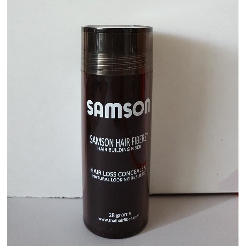 SAMSON Hair Fibers ผงไฟเบอร์ปกปิดผมบาง​ เพิ่มผมหนา สินค้าหมดอายุ​ 11/2028