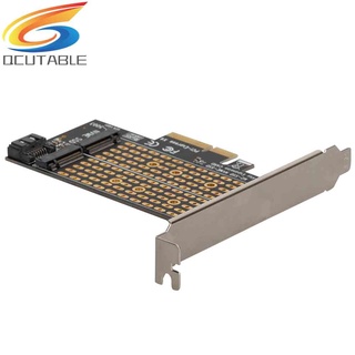 อะแดปเตอร์ Pcie NVMe SATA M.2 เป็น PCI-Express 3.0 X4 สําหรับ B Key M Key M2 SSD