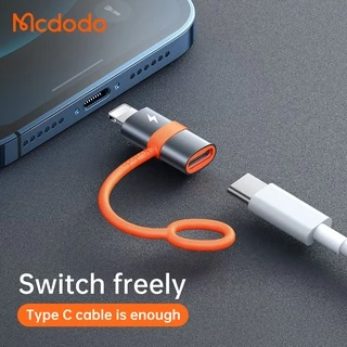Mcdodo OTG อะแดปเตอร์แปลงข้อมูล Type C เป็น Lightning รองรับ 20W 60W PD ชาร์จเร็ว สําหรับ iPhone 15 14 13 Pro Max 12 11 Xr X 8Plus 7 6S OTG-051
