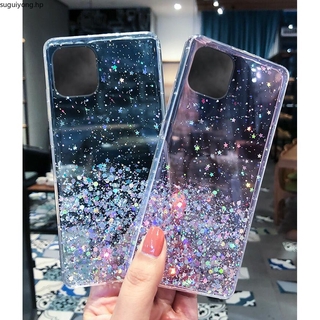 Realme C11 เคสโทรศัพท์ ซิลิโคนนุ่ม ใส กลิตเตอร์ เลื่อม ดาว กันกระแทก เคสโทรศัพท์ฝาหลัง