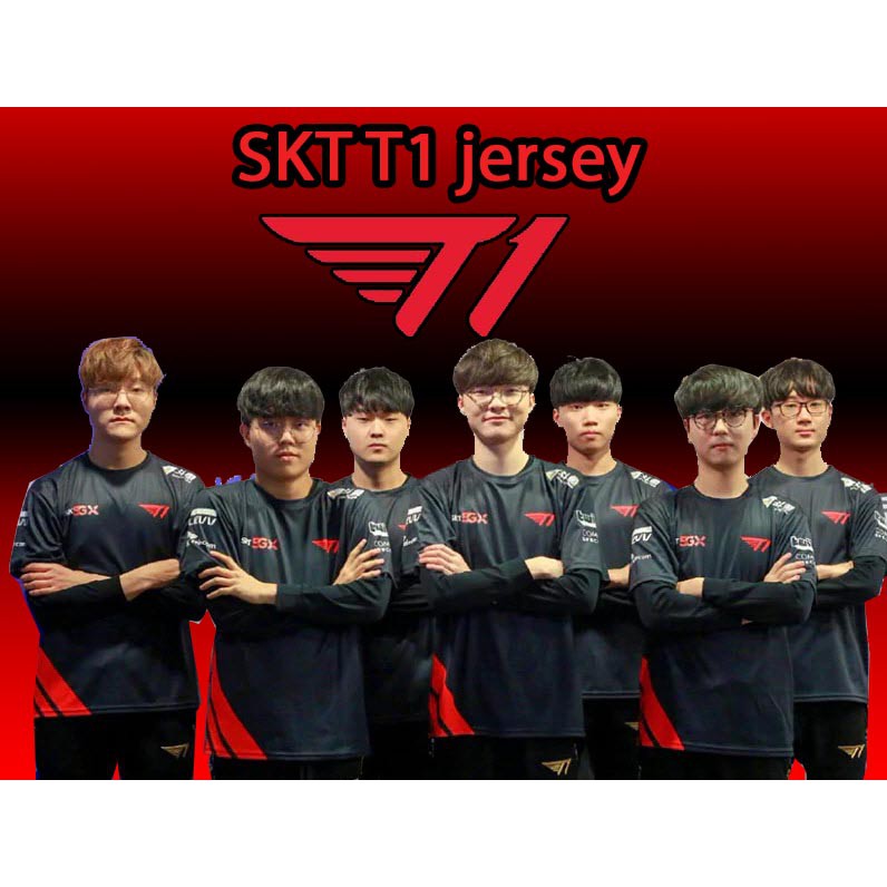 เสื้อทีม e-sport ทีม T1 LOL ปี2019