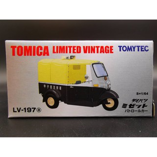 Tomica Limited Vintage NEO LV-197a Daihatsu Midget Patrol Car