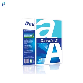 Double A กระดาษ A4 Double A ถ่ายเอกสาร หนา 80 แกรม 40 แผ่น/แพ็ค