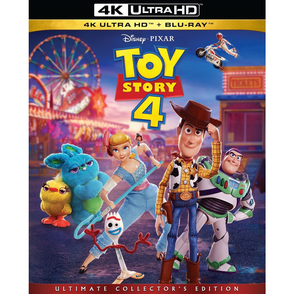 Toy Story 4 4K UHD Blu-ray บลูเรย์ แผ่นแท้ ENG