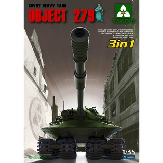 พลาสติก โมเดล ประกอบ TAKOM สเกล 1/35 Object 279 (2001)