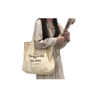 กระเป๋า Tote Bag กระเป๋าผ้ามินิมอล 9 ลายสกรีน ขนาด 43x33cm