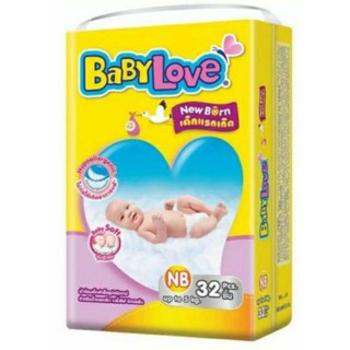 BabyLoveเบบี้เลิฟเทปนิวบอนสำหรับเด็กแรกเกิด32ชิ้น