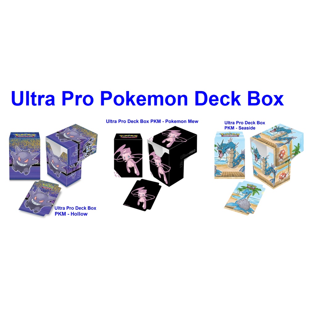 กล่องใส่การ์ดลาย Pokemon (Ultra Pro Deck Box Pokemon) - kayco - ThaiPick