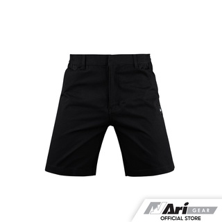 ARI CLASSIC CHINO SHORTS - BLACK/WHITE กางเกงขาสั้น อาริ คลาสสิก ชิโน สีดำ