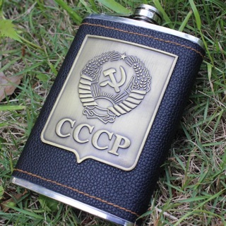 (รอ15-20วัน)  🇷🇺 ขวดใส่น้ำ flask ลายโซเวียต รัสเซีย โซเวียต russia soviet กระบอกน้ำ กระติกน้ำ ขวดน้ำ แก้วน้ำ