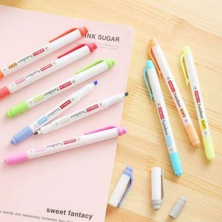 ปากกาเน้นข้อความ ทวินไลเนอร์ Twinliner Soft Dong-A 20 สี (จำนวน 1 แท่ง)