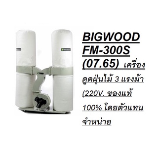 BIGWOOD FM-300S เครื่องดูดฝุ่นไม้ 3 แรงม้า (220V.  รับประกัน 1 ปี)