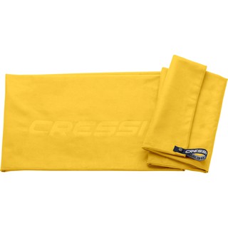 CRESSI MICROFIBRE FAST DRYING TOWEL YELLOW 30X50CM