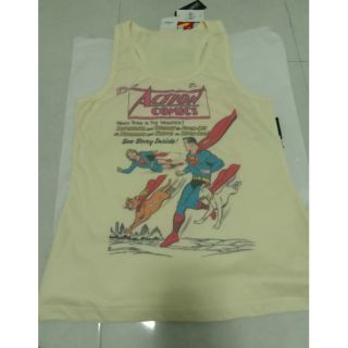 เสื้อยืด superman ของแท้ป้ายครบ ไซส์  L อก34