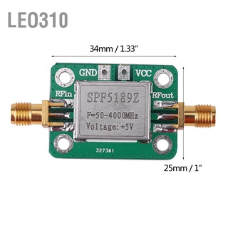 Leo310 LNA 50-4000MHz SPF5189 RF Amplifier Signal Receiver For FM HF VHF / UHF Ham Radio