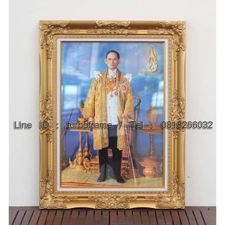 กรอบรูปหลุยส์สีทอง สีขาว ขนาดภาพ 15x21", 16x20”, 16x24”, 20x24”, 20x30” พร้อมกระจกใส +สริงแขวนผนัง