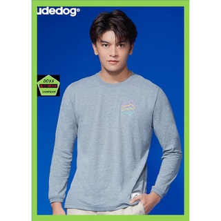 Rudedog เสื้อแขนยาว ชาย หญิง รุ่น Connect สีเทาอ่อน