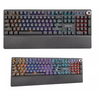 GADONX GK-X42 EPIC คีย์บอร์ดเกมมิ่งมีไฟ ERGONOMIC Colorful Backlight Gaming