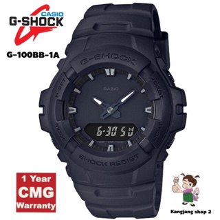 ⌚️G-SHOCK รุ่น G-100BB-1ADR ของแท้ 100% ประกันศูนย์ CMG สายเรซินสีดำ นาฬิกาข้อมือสามารถใส่ได้ทั้งผู้หญิงและผู้ชาย