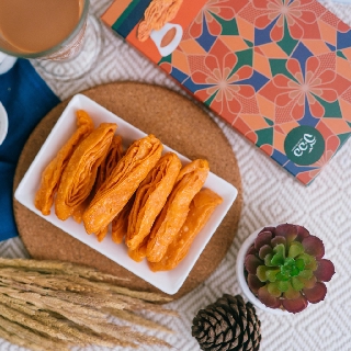 โรตีกรอบขนมพื้นเมืองภาคใต้ รสชาชัก สูตรต้นตำรับ หอมหวาน ปริมาณ 120 กรัม ของดีเมืองกระบี่
