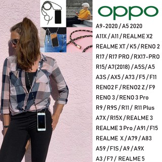 OPPO R11s / R11s Plus / R11 / R11 Plus / R9 / R9s / R9s Plus With Fashion Crossbody Necklace Phone Case