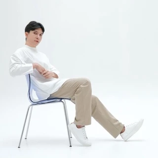 Moonlife Life sneaker - White รองเท้าหนังวัวปั่นนิ่ม