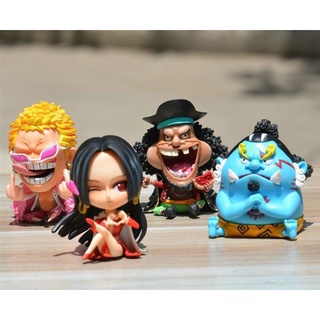 โมเดลฟิกเกอร์ One Piece GK Seven Wuhai Despise Xiaotang Temptation Be Cemented Emperor Eagle Black Beard Q version สําหรับตกแต่งสํานักงาน