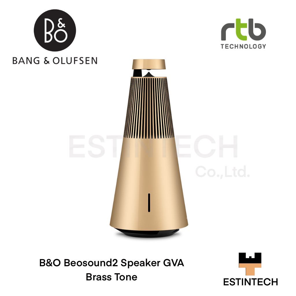 Speaker (ลำโพง) Bang &amp; Olufsen Beosound2 Speaker GVA Brass Tone ของใหม่ประกัน 3ปี