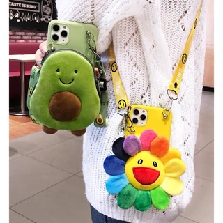 Casing For Samsung Galaxy S23 ultra S23+ Note 20 Ultra S22 Ultra S21 Plus FE A13 A12 A22 A32 A03 Note20 ultra J6 J4 Prime A7 2018 A750 Plus Sunflower avocado Phone Case Soft Cover