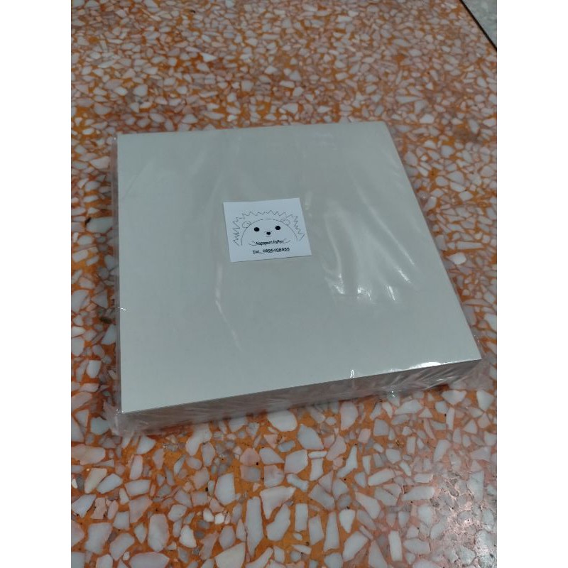 กระดาษโรตีกระดาษซับของทอดอเนกประสงค์8*8 น้ำหนัก 1 กิโลกรัม  สุดคุ้ม