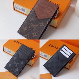 พรี Lv Louis Vuitton Coin M64038 card holders กระเป๋า​บัตร หนังแท้ แบรนด์เนน