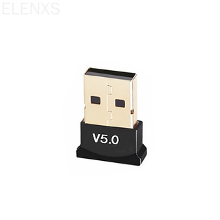 อะแดปเตอร์รับสัญญาณเสียงคอมพิวเตอร์บลูทูธ 5.0 Usb 2.0 Fast Speed Dongle Elen