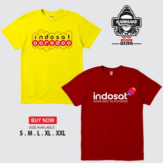 เสื้อยืด พิมพ์ลาย Karimake Provider Im3 INDOSAT OOREDOO HUTCHISON สําหรับผู้ชายS-5XL