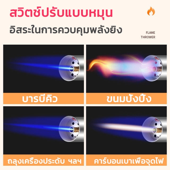 หัวยิงแก๊สกระป๋อง หัวพ่นแก๊สกระป๋อง หัวปืนพ่นไฟ หัวพ่นแก๊ส หัวยิงแก๊ส หัวยิงไฟ สำหรับใช้เป็นอุปกรณ์ในการประกอบอาหาร หัวย - รูปที่ 2