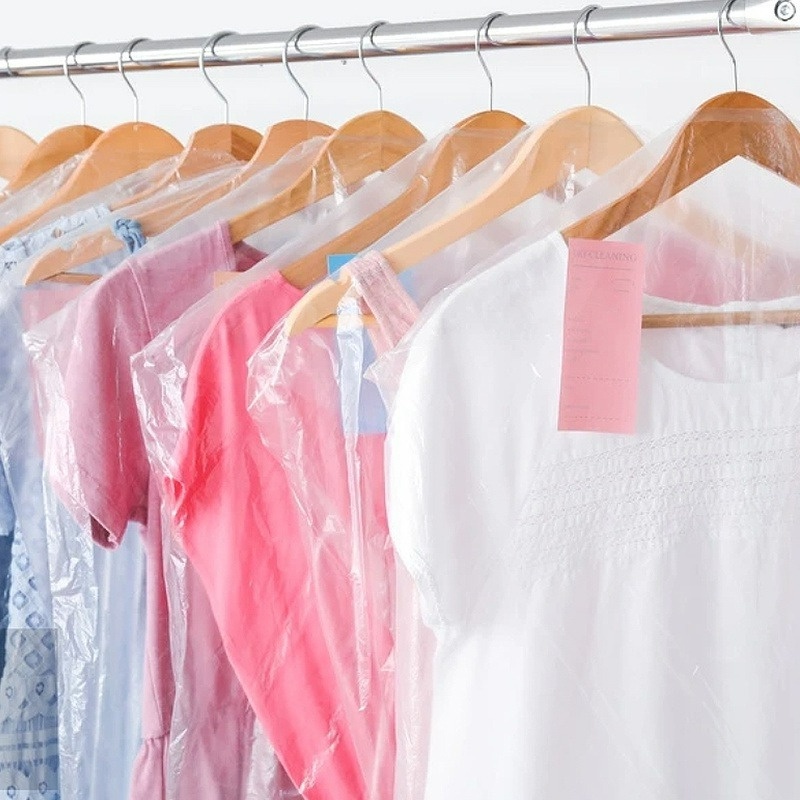 ถุงพลาสติกใส แบบยาว 60*90 ซม. ใช้แล้วทิ้ง สําหรับใส่เสื้อผ้า ชุดเดรส 50 ชิ้น ต่อแพ็ค - รูปที่ 6